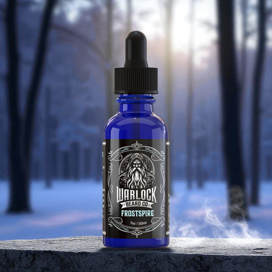 Frostspire Beard Oil | Cool Peppermint & Juniper Freshness – Warlock Beard Co