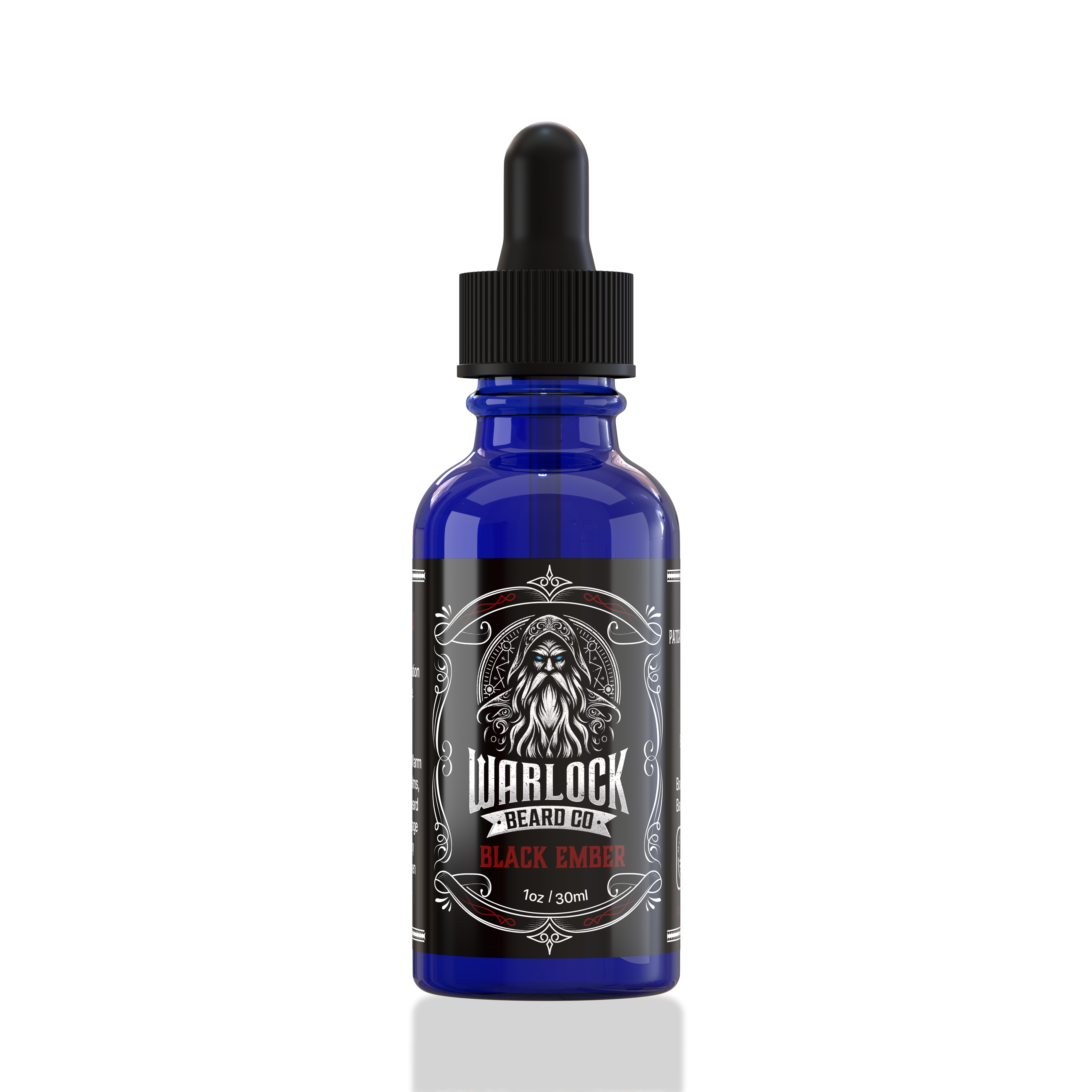 Black Ember Beard Oil | Smoky Amber & Wood – Warlock Beard Co