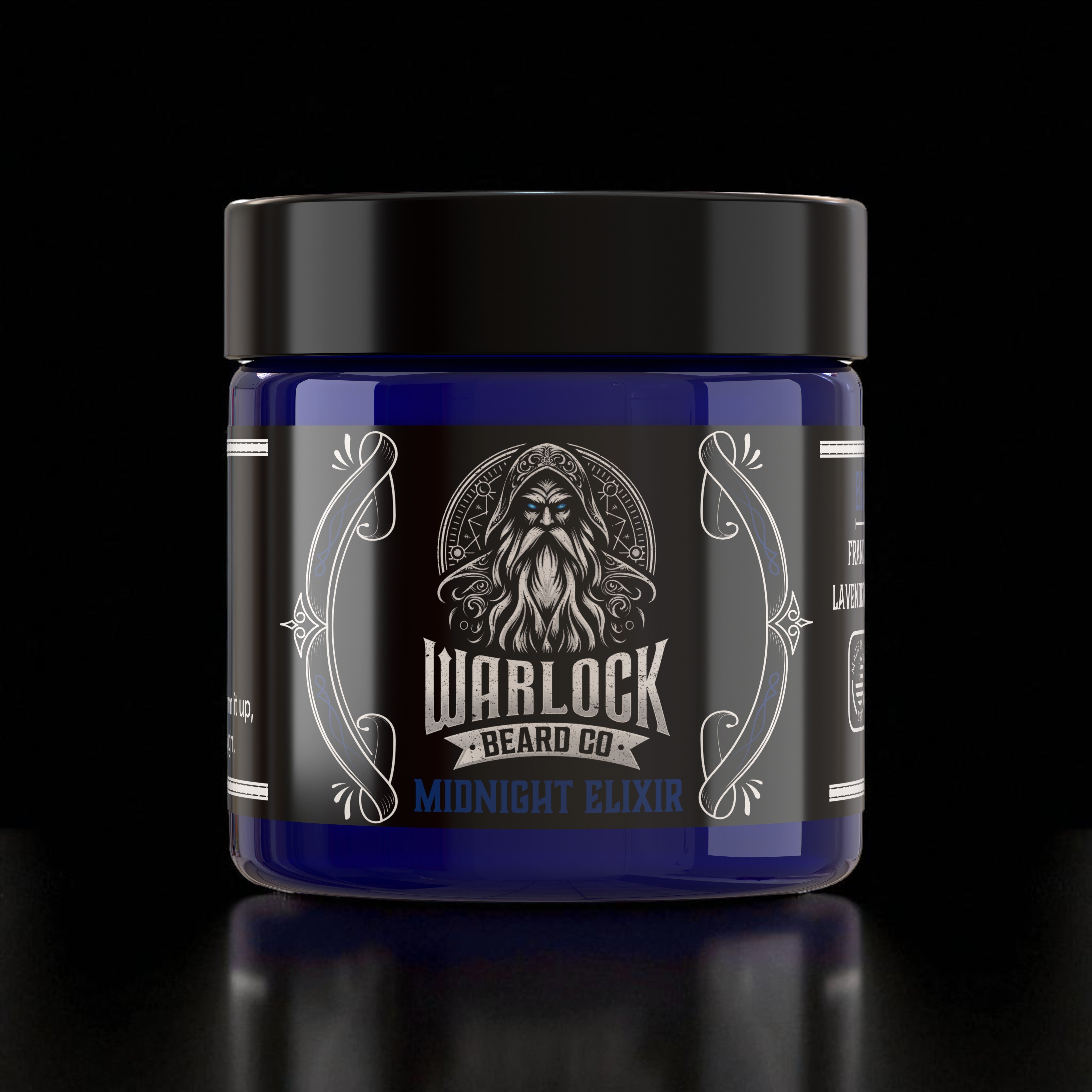 Midnight Elixir Beard Butter | Dark & Smooth Essential Blend – Warlock Beard Co