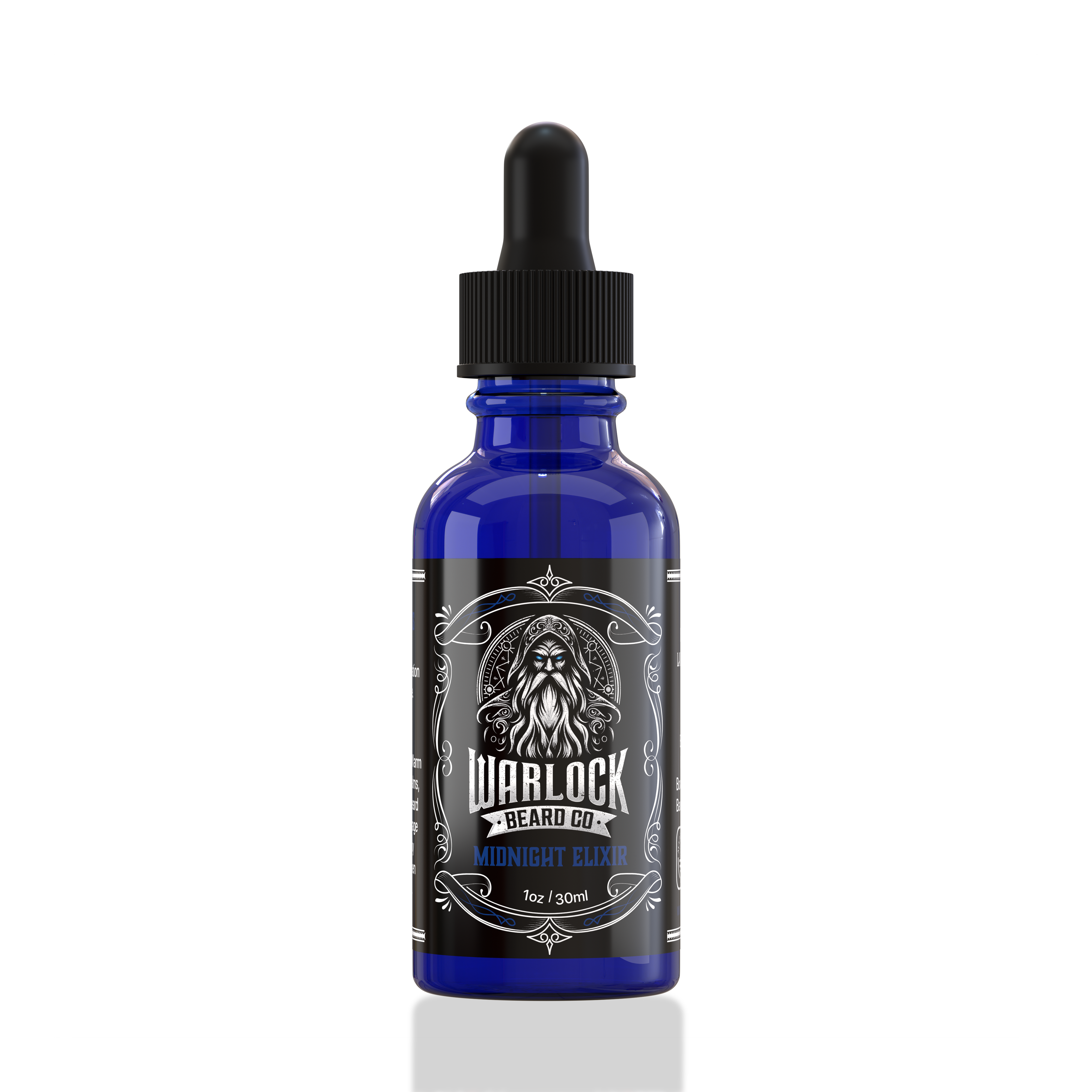 Midnight Elixir Beard Oil | Dark & Smooth Essential Blend – Warlock Beard Co