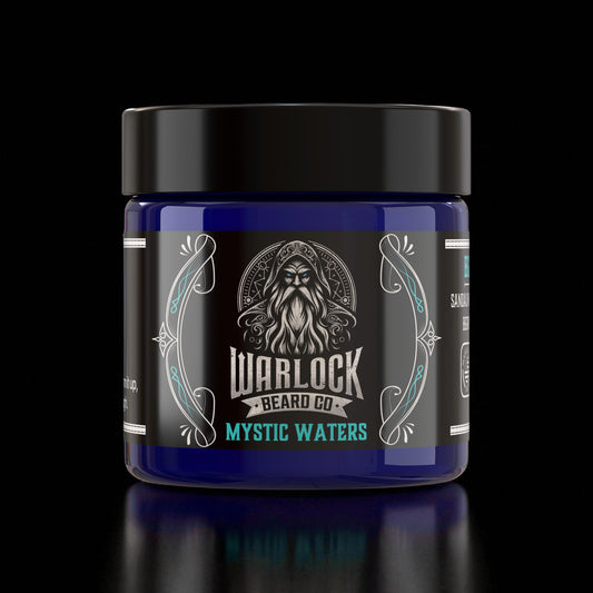 Mystic Waters Beard Butter | Fresh Herbal & Oceanic Blend – Warlock Beard Co