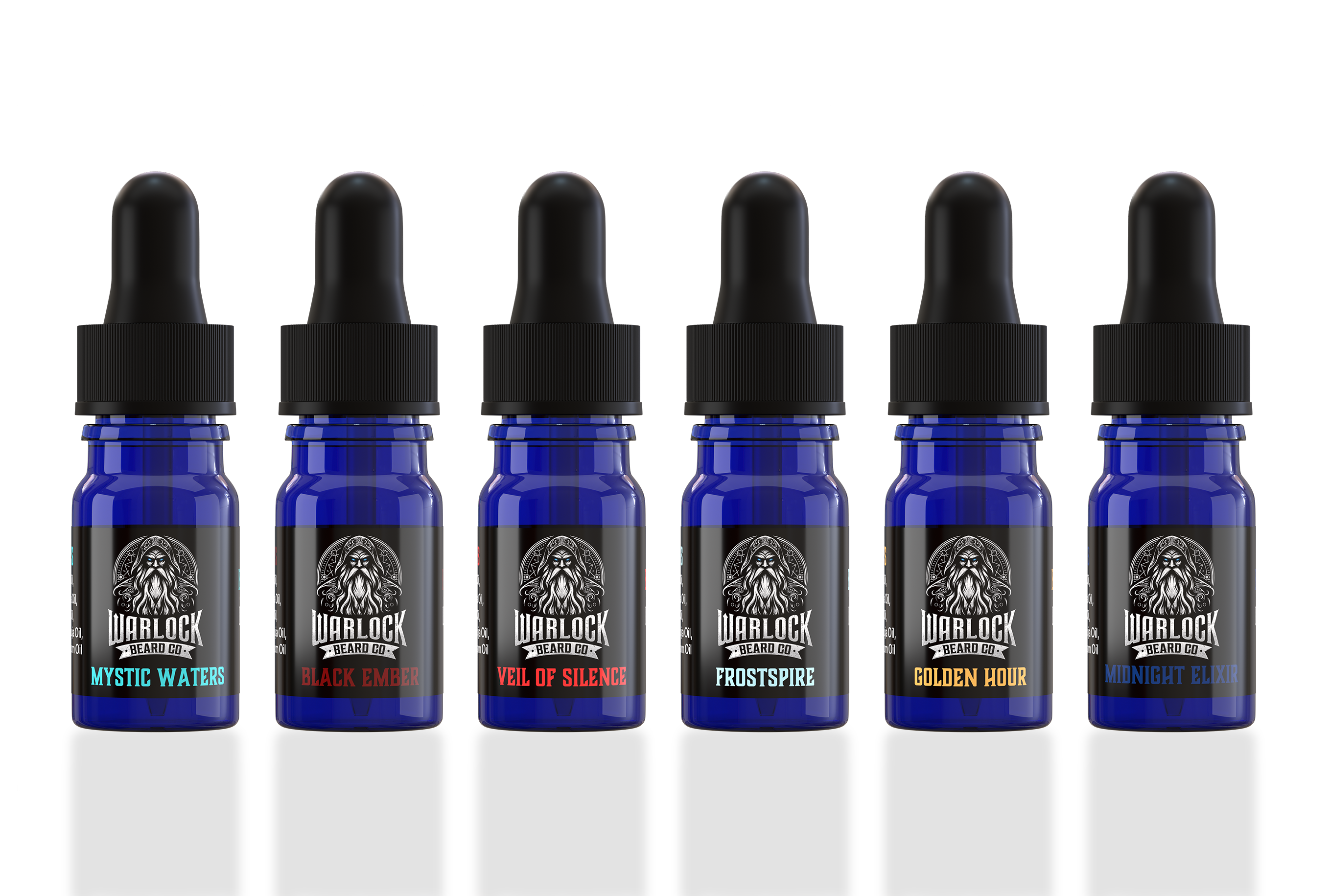 Beard Oil Sample Pack | Try All Scents – Warlock Beard Co