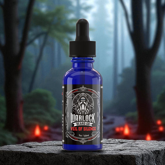 Veil of Silence Beard Oil | Unscented Natural Beard Care – Warlock Beard Co