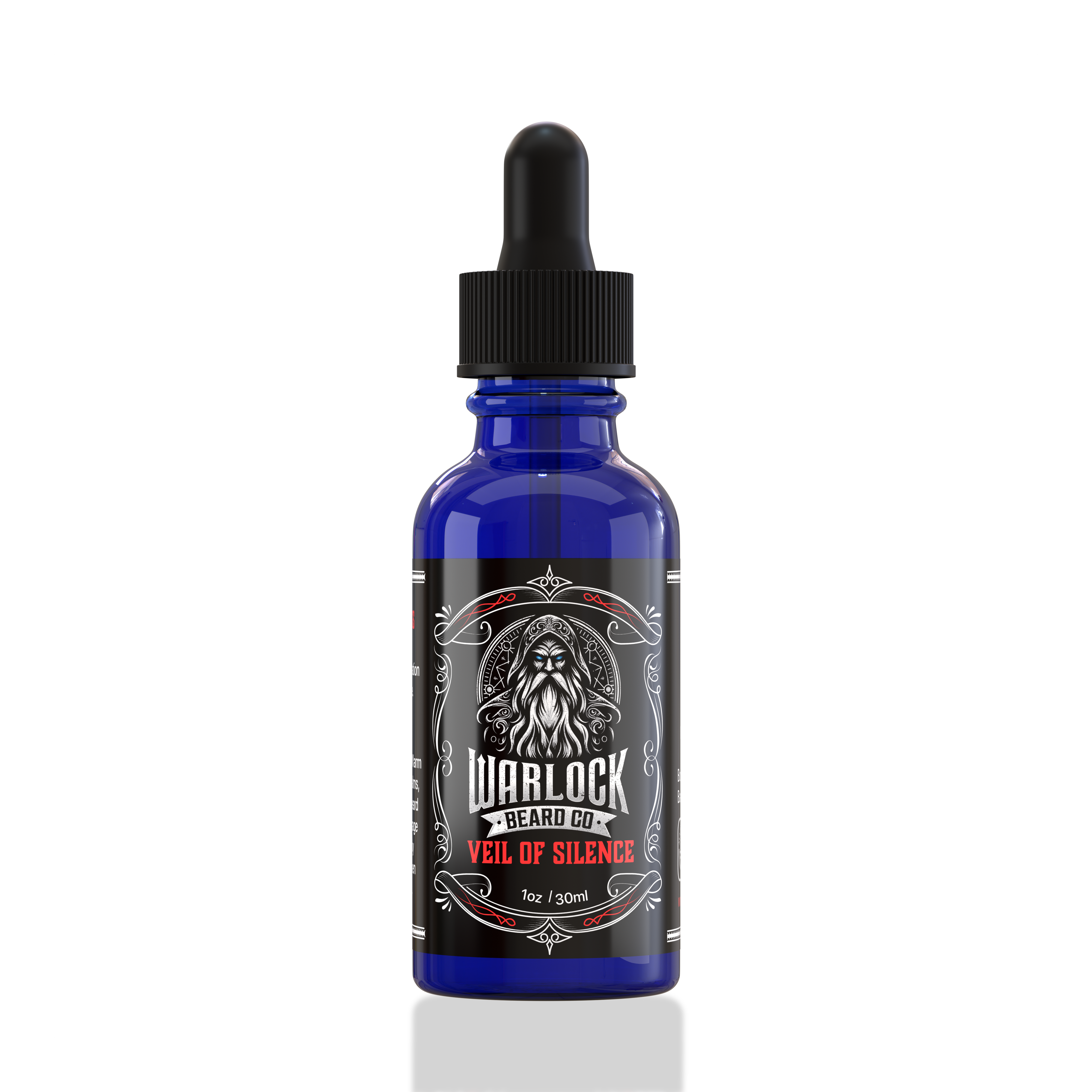 Veil of Silence Beard Oil | Unscented Natural Beard Care – Warlock Beard Co