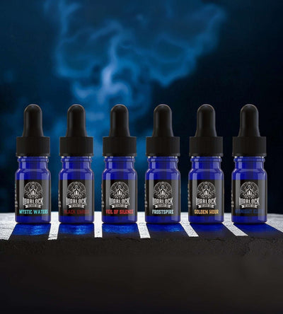 Warlock Beard Co. Paquete de Muestras de Aceite para Barba – Descubre la Colección
