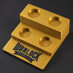 The Ritual Stand (4-Bottle) — Gold and Navy Blue